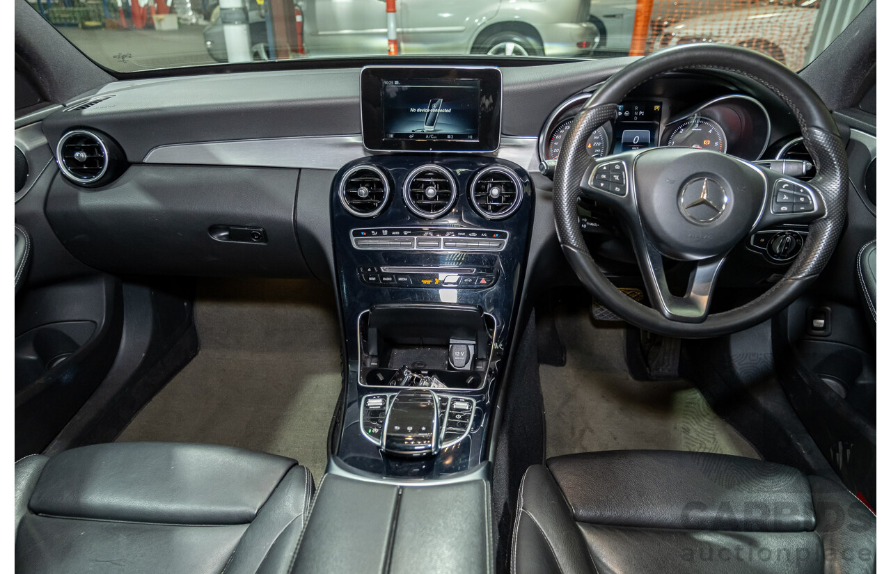 9/2015 Mercedes-Benz C250d W205 MY16 4d Sedan Palladium Silver Metallic Turbo Diesel 2.1L