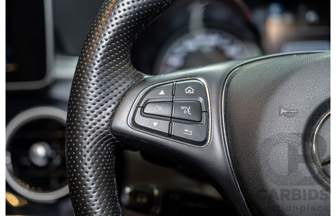 9/2015 Mercedes-Benz C250d W205 MY16 4d Sedan Palladium Silver Metallic Turbo Diesel 2.1L