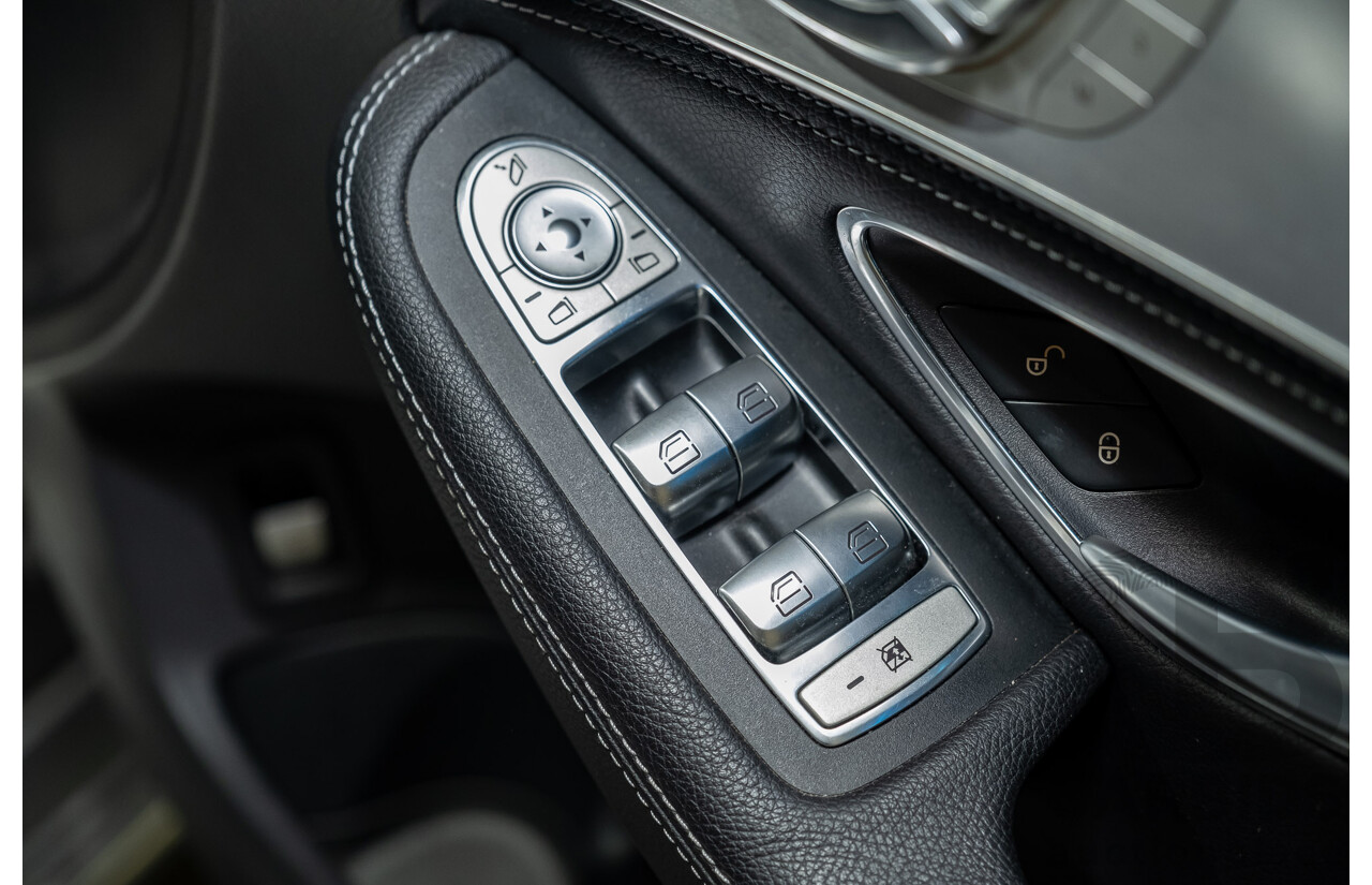 9/2015 Mercedes-Benz C250d W205 MY16 4d Sedan Palladium Silver Metallic Turbo Diesel 2.1L