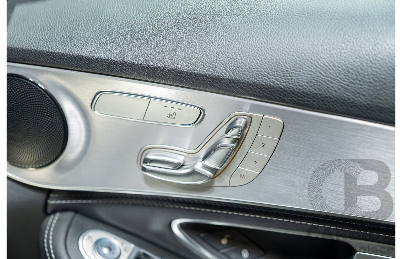 9/2015 Mercedes-Benz C250d W205 MY16 4d Sedan Palladium Silver Metallic Turbo Diesel 2.1L