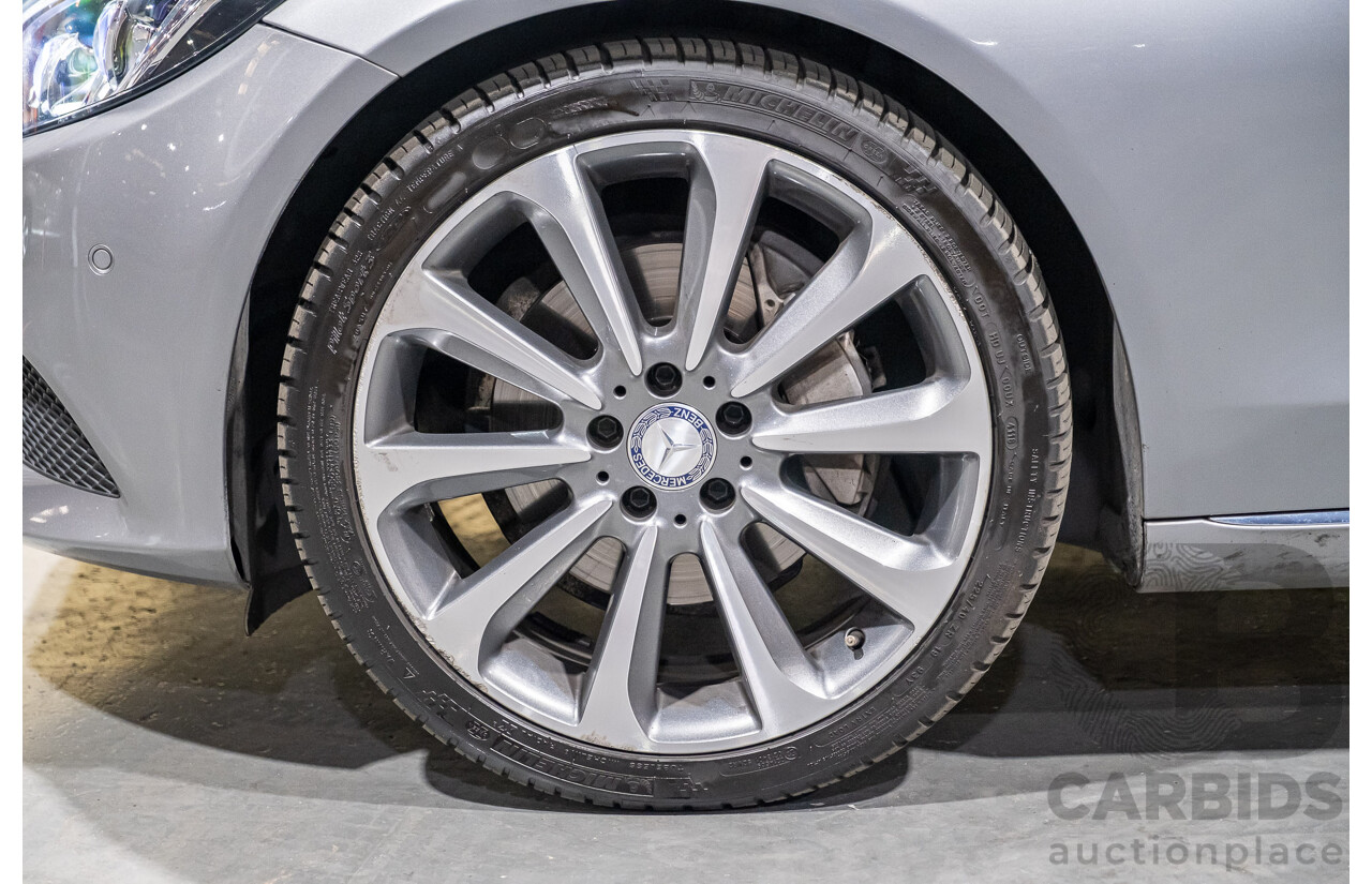 9/2015 Mercedes-Benz C250d W205 MY16 4d Sedan Palladium Silver Metallic Turbo Diesel 2.1L