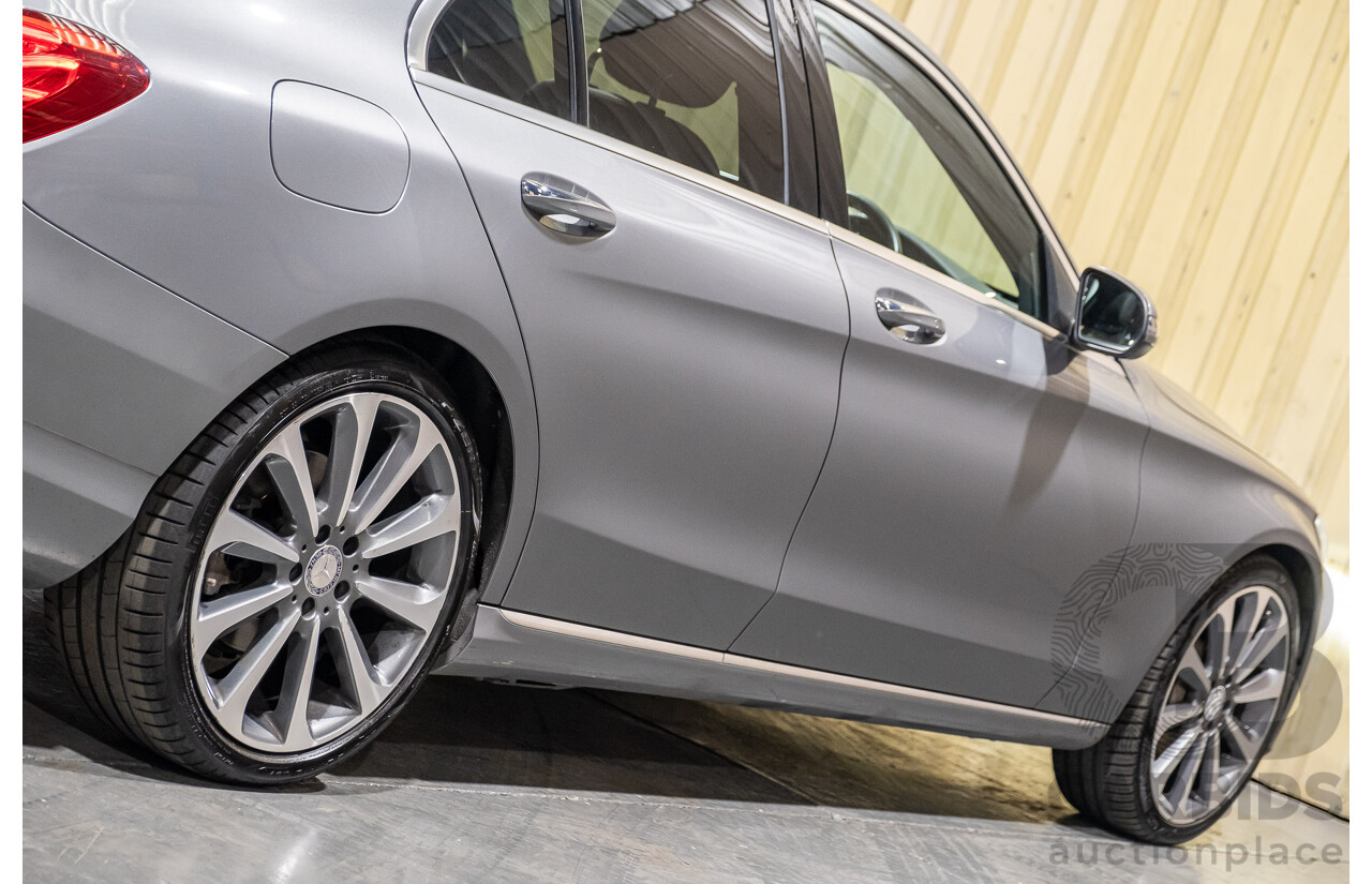 9/2015 Mercedes-Benz C250d W205 MY16 4d Sedan Palladium Silver Metallic Turbo Diesel 2.1L