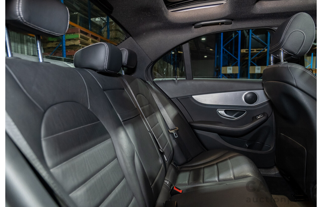 9/2015 Mercedes-Benz C250d W205 MY16 4d Sedan Palladium Silver Metallic Turbo Diesel 2.1L