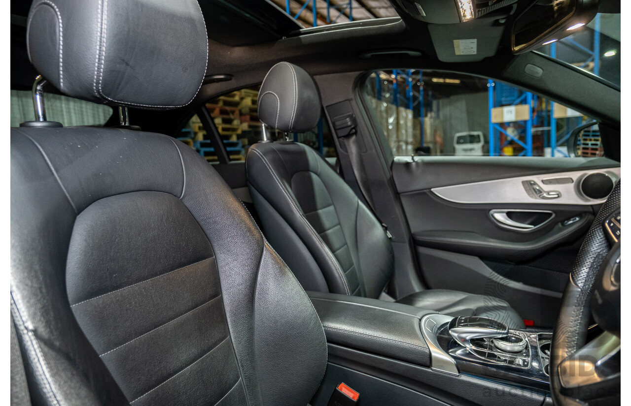 9/2015 Mercedes-Benz C250d W205 MY16 4d Sedan Palladium Silver Metallic Turbo Diesel 2.1L