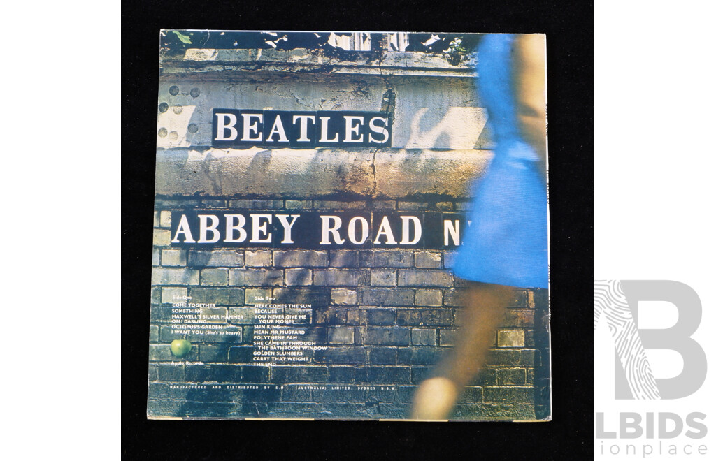 The Beatles, Abbey Road, Green Translucent Disc Vinyl LP Record, PCSO 7088