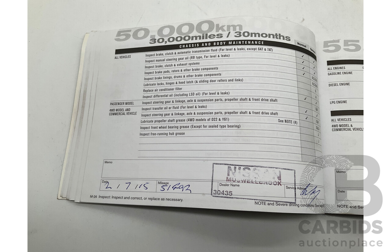 3/2012 Nissan Navara ST-X (4x4) D40 MY12 Dual Cab P/Up White Turbo Diesel V6 3.0L