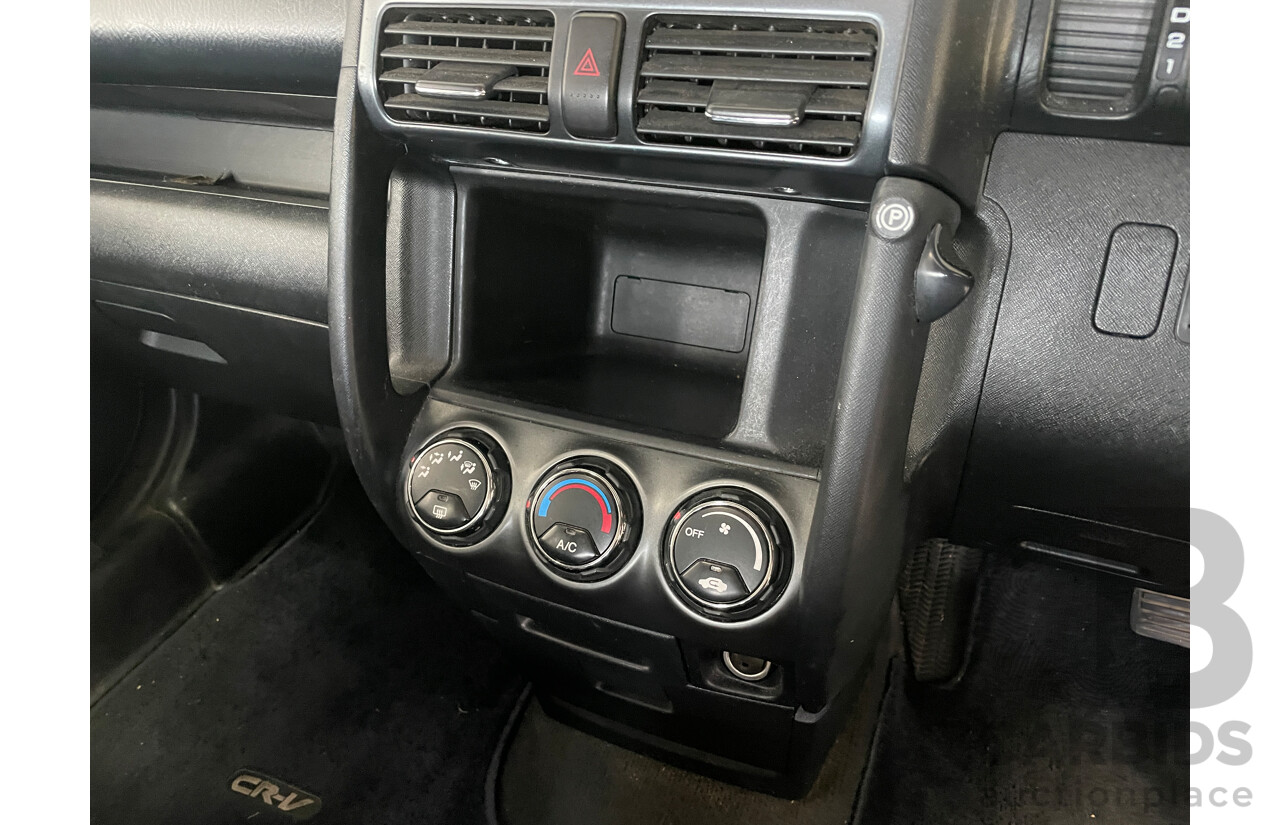 2/2005 Honda CRV (4x4) Sport 2005 UPGRADE 4d Wagon Blue 2.4L