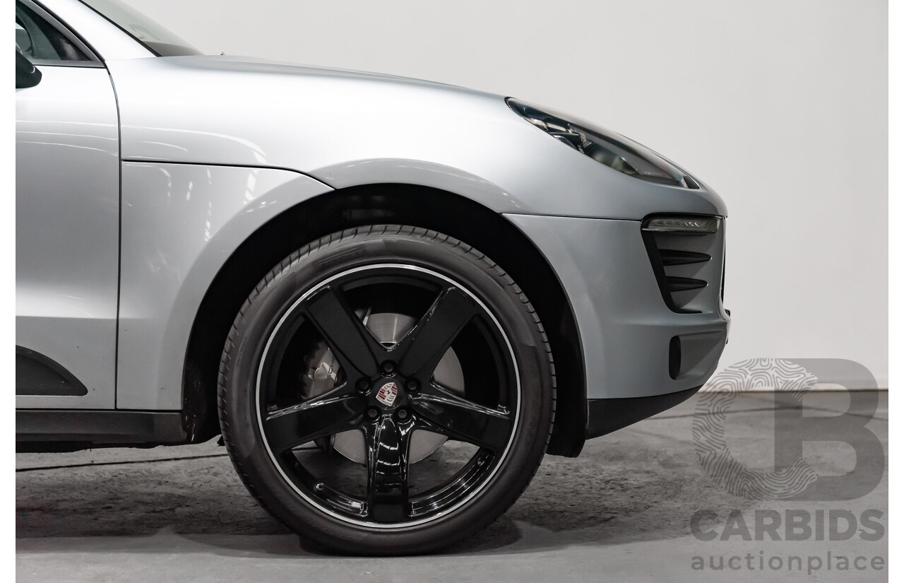 7/2016 Porsche Macan S Diesel 4d Wagon Silver 3.0L V6 Turbo Diesel