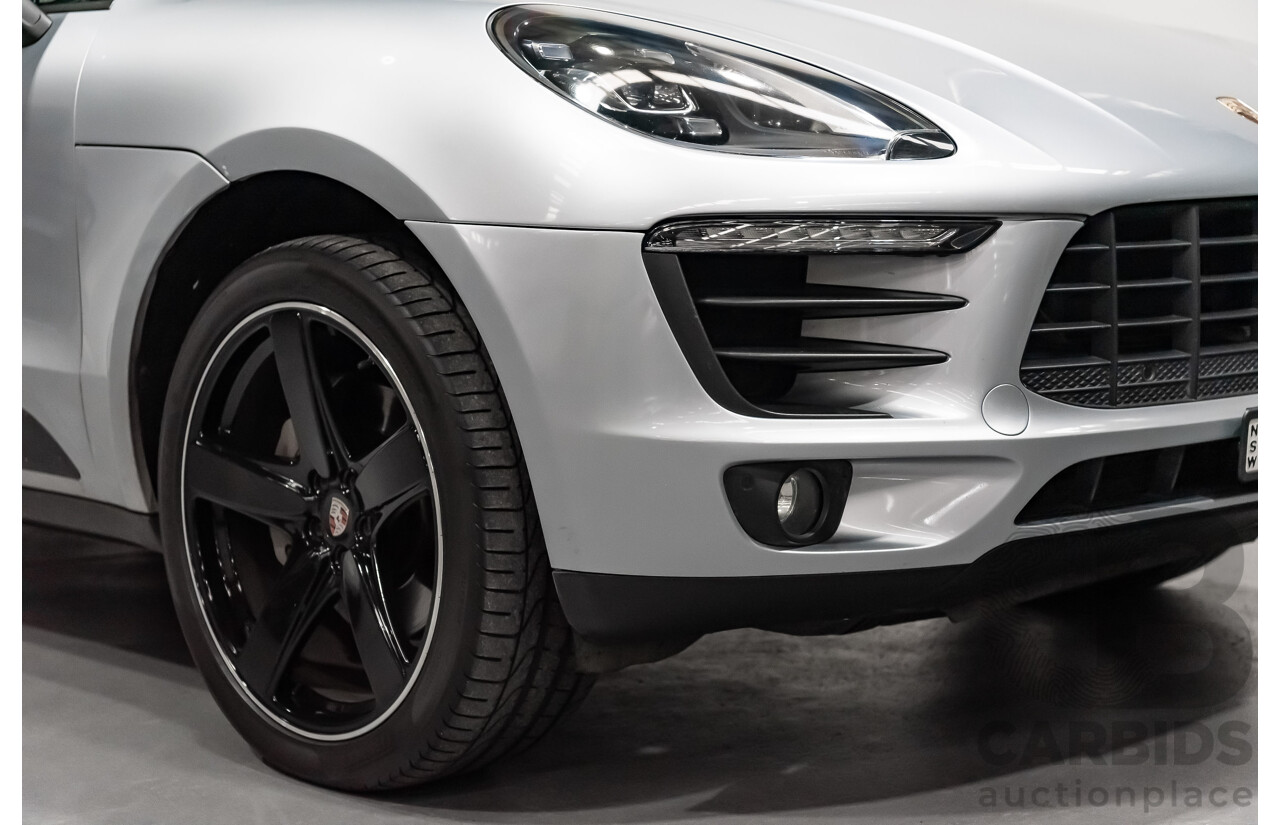 7/2016 Porsche Macan S Diesel 4d Wagon Silver 3.0L V6 Turbo Diesel
