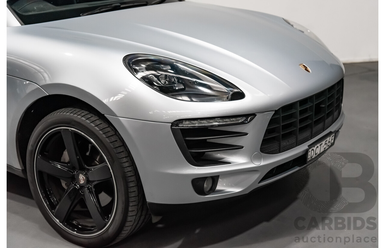 7/2016 Porsche Macan S Diesel 4d Wagon Silver 3.0L V6 Turbo Diesel