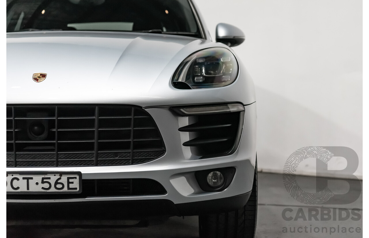 7/2016 Porsche Macan S Diesel 4d Wagon Silver 3.0L V6 Turbo Diesel