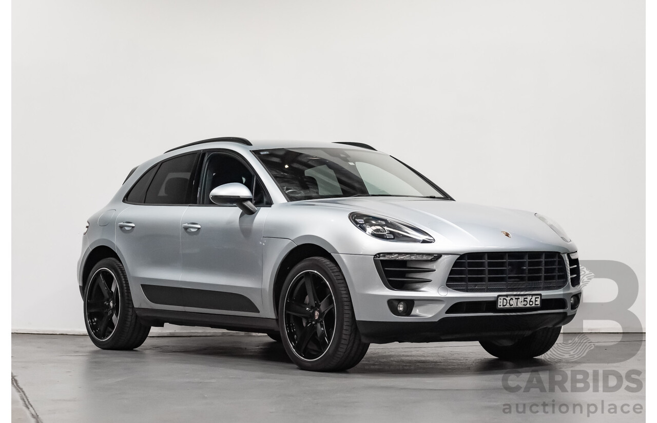 7/2016 Porsche Macan S Diesel 4d Wagon Silver 3.0L V6 Turbo Diesel