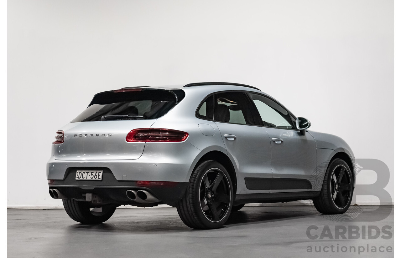 7/2016 Porsche Macan S Diesel 4d Wagon Silver 3.0L V6 Turbo Diesel