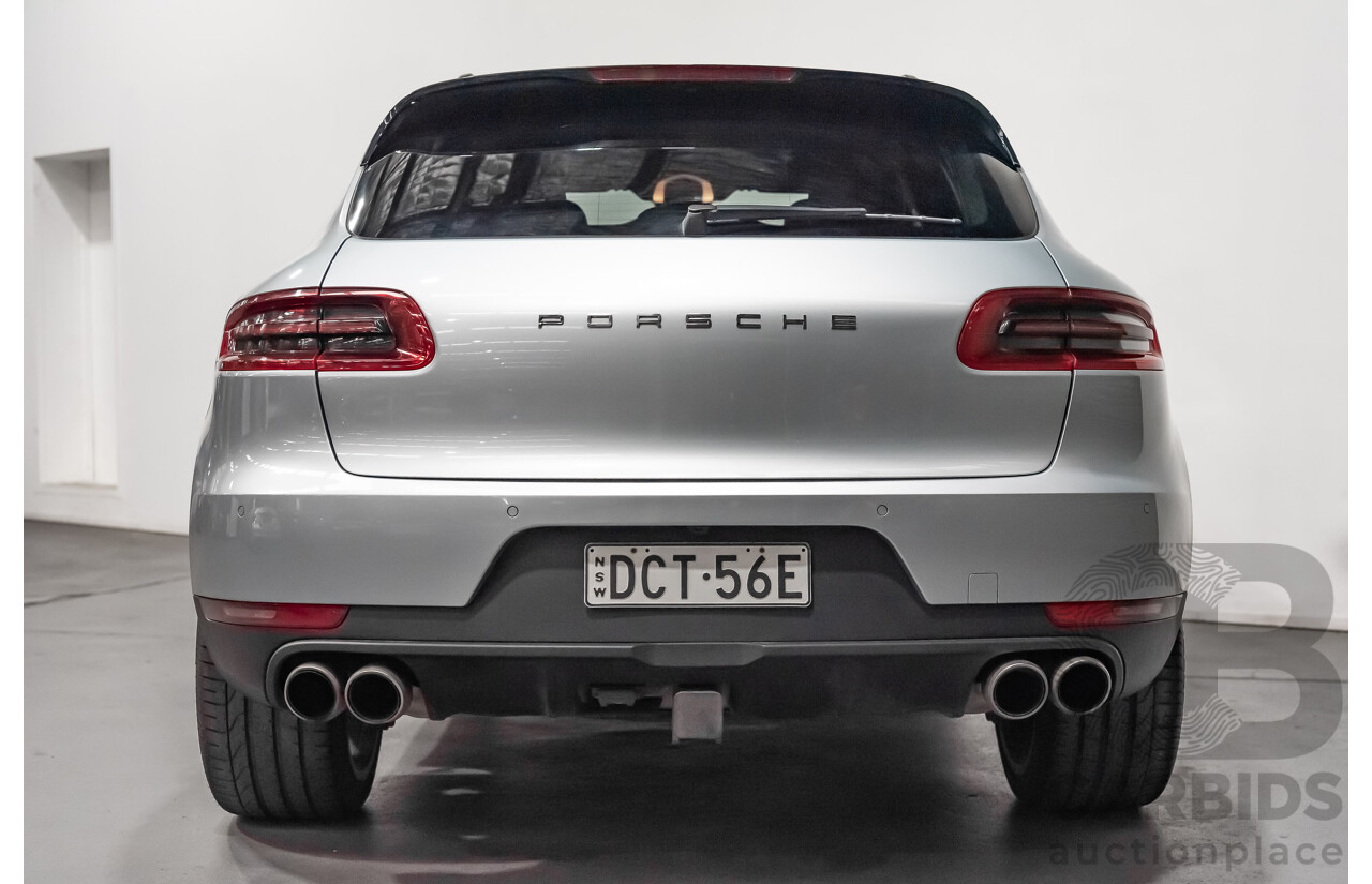 7/2016 Porsche Macan S Diesel 4d Wagon Silver 3.0L V6 Turbo Diesel
