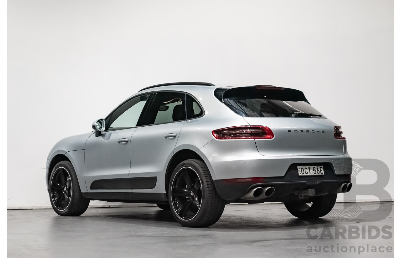 7/2016 Porsche Macan S Diesel 4d Wagon Silver 3.0L V6 Turbo Diesel