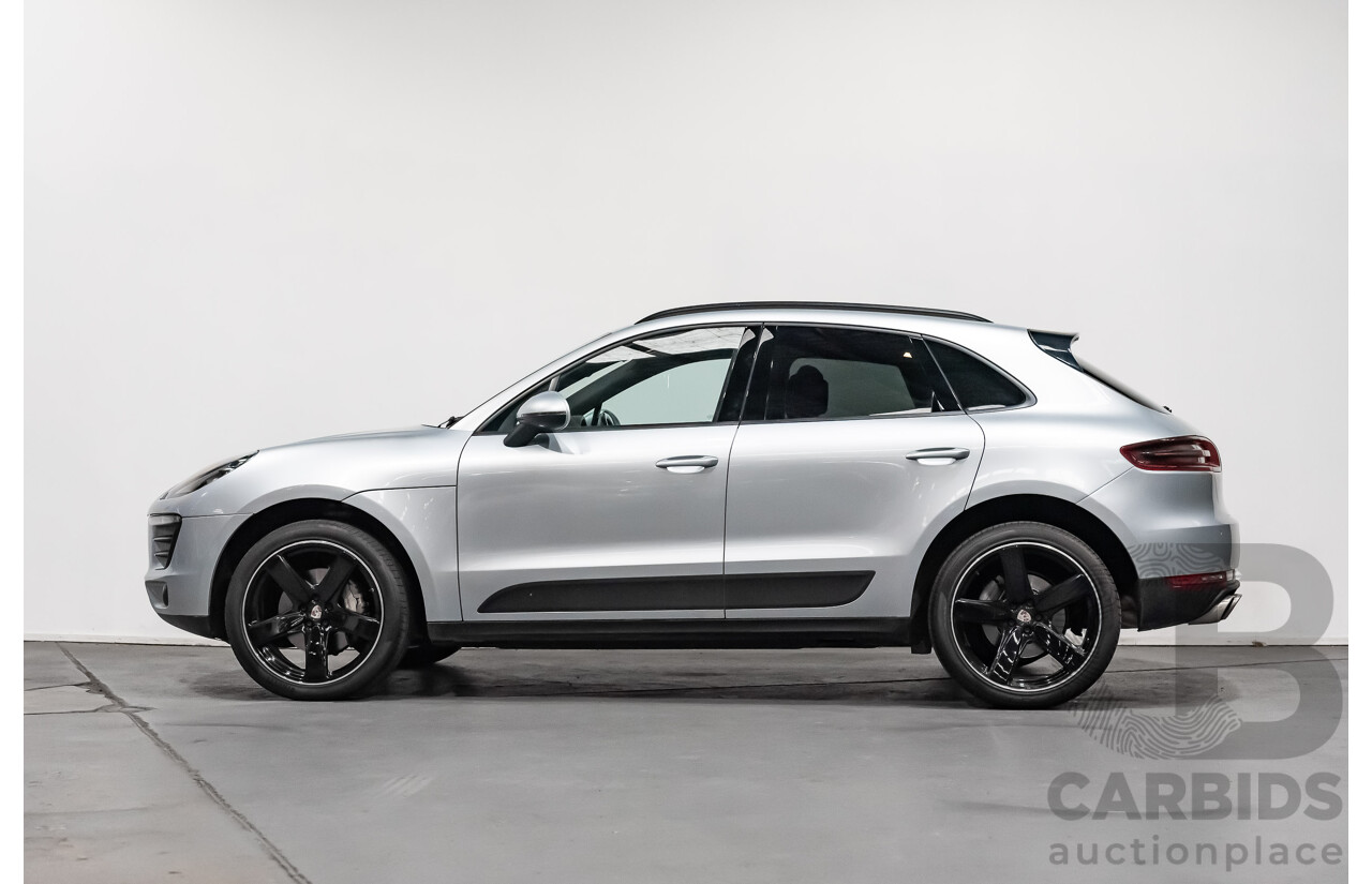7/2016 Porsche Macan S Diesel 4d Wagon Silver 3.0L V6 Turbo Diesel