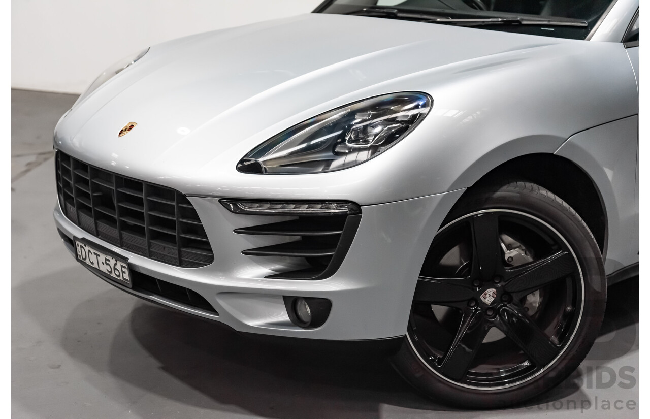 7/2016 Porsche Macan S Diesel 4d Wagon Silver 3.0L V6 Turbo Diesel