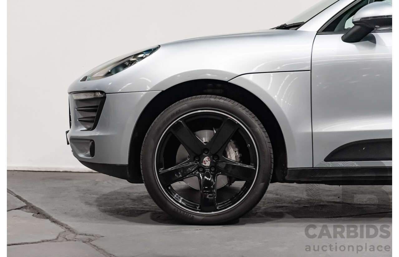 7/2016 Porsche Macan S Diesel 4d Wagon Silver 3.0L V6 Turbo Diesel