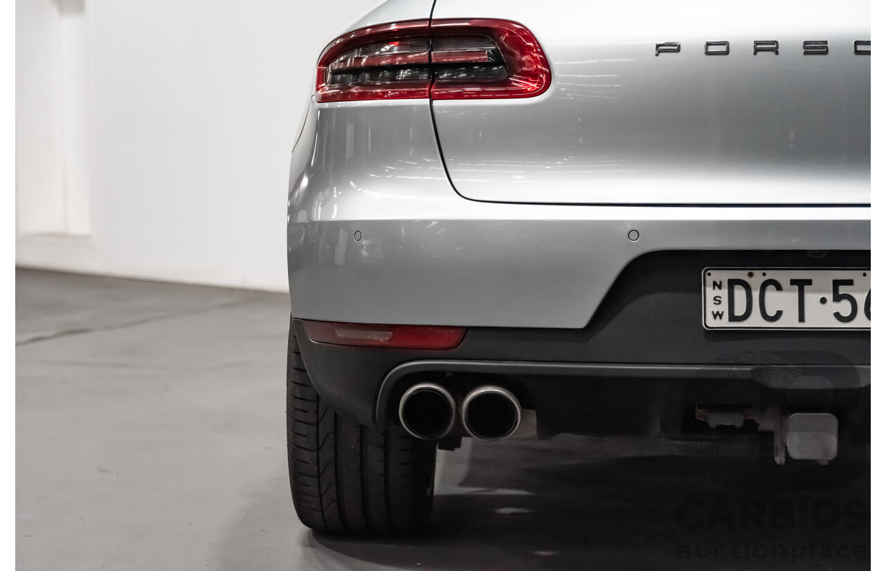 7/2016 Porsche Macan S Diesel 4d Wagon Silver 3.0L V6 Turbo Diesel