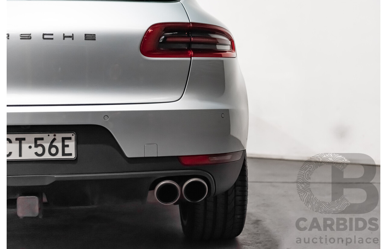 7/2016 Porsche Macan S Diesel 4d Wagon Silver 3.0L V6 Turbo Diesel