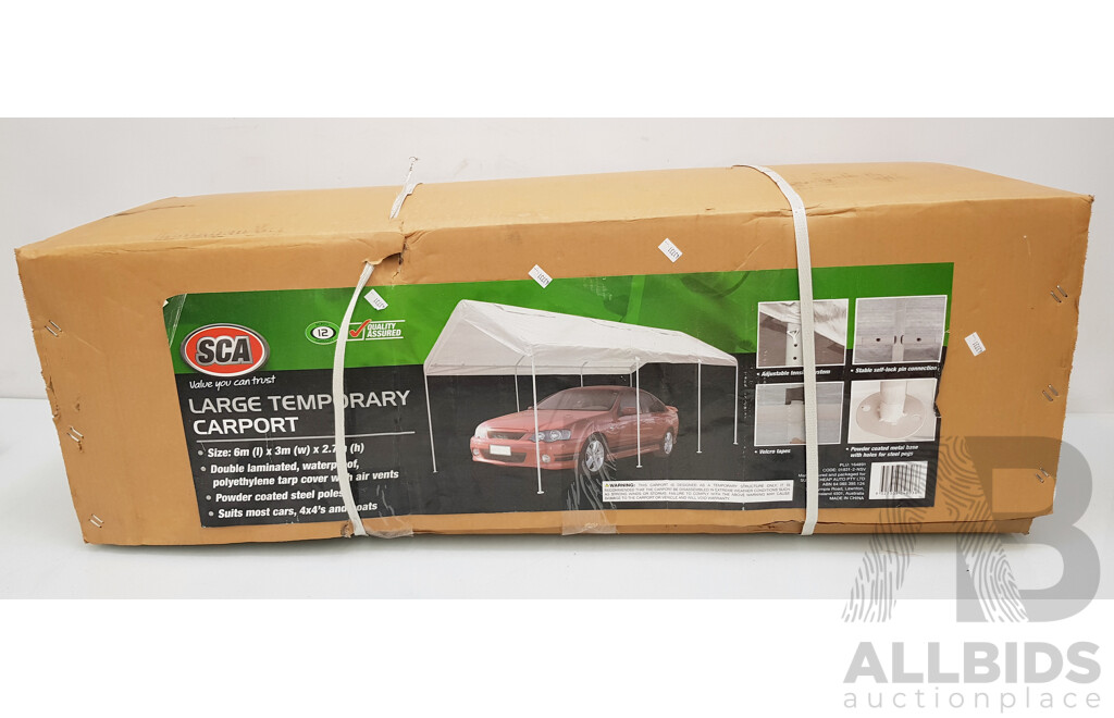 SCA Large Temporary Carport