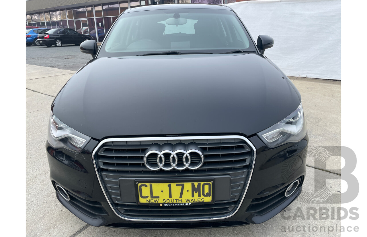 7/2013 Audi A1 Sportback 1.4 TFSI Attraction 8X MY14 5d Hatchback Black 1.4L