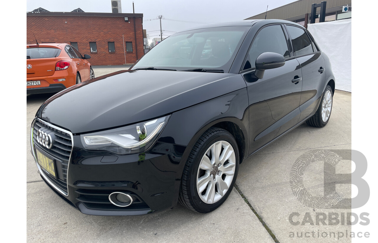 7/2013 Audi A1 Sportback 1.4 TFSI Attraction 8X MY14 5d Hatchback Black 1.4L