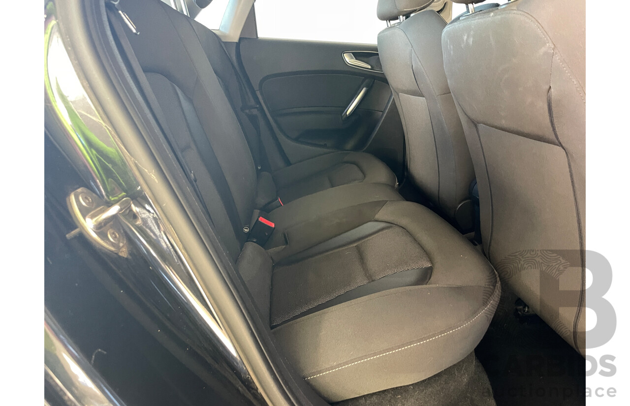 7/2013 Audi A1 Sportback 1.4 TFSI Attraction 8X MY14 5d Hatchback Black 1.4L