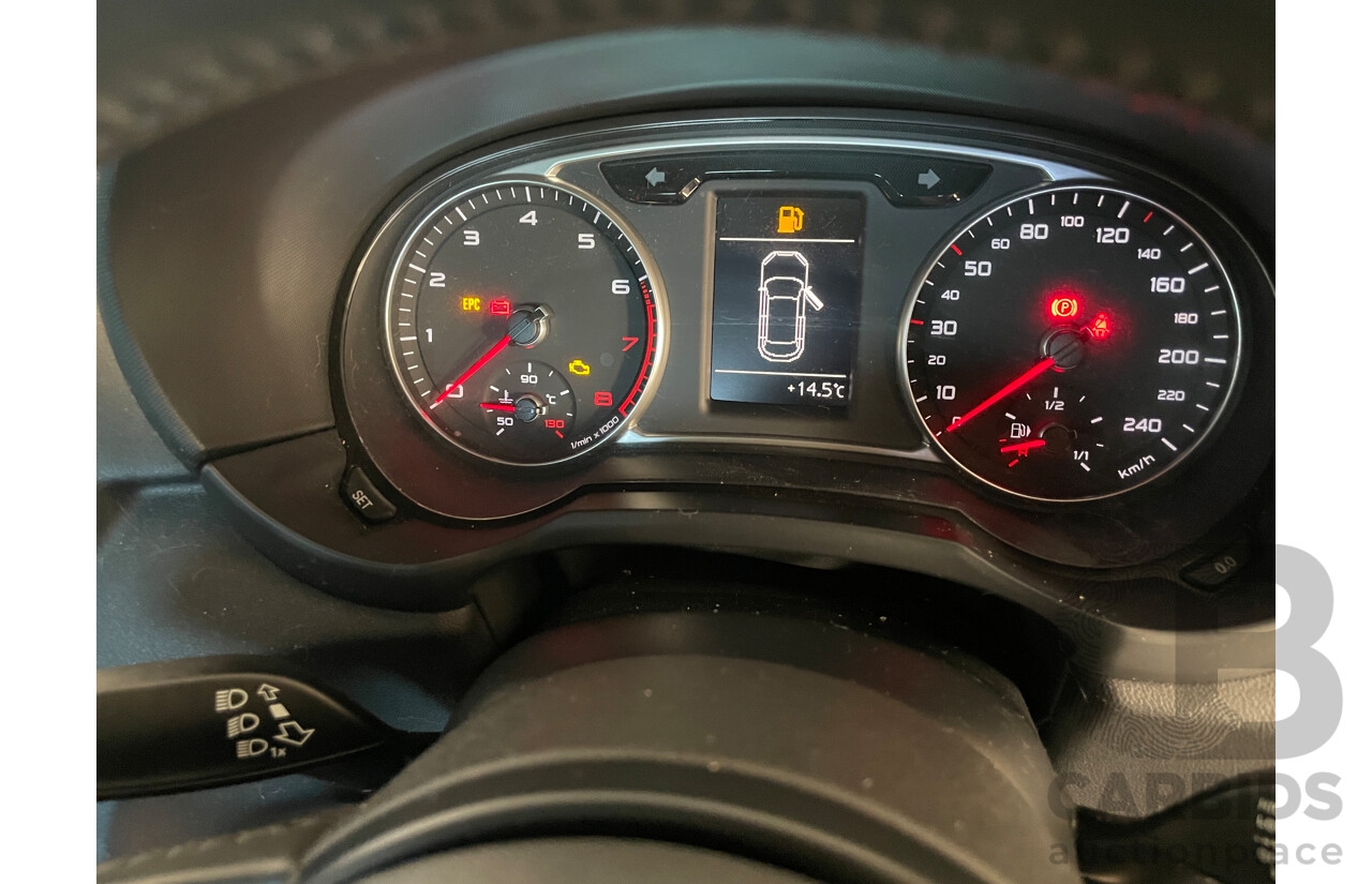 7/2013 Audi A1 Sportback 1.4 TFSI Attraction 8X MY14 5d Hatchback Black 1.4L