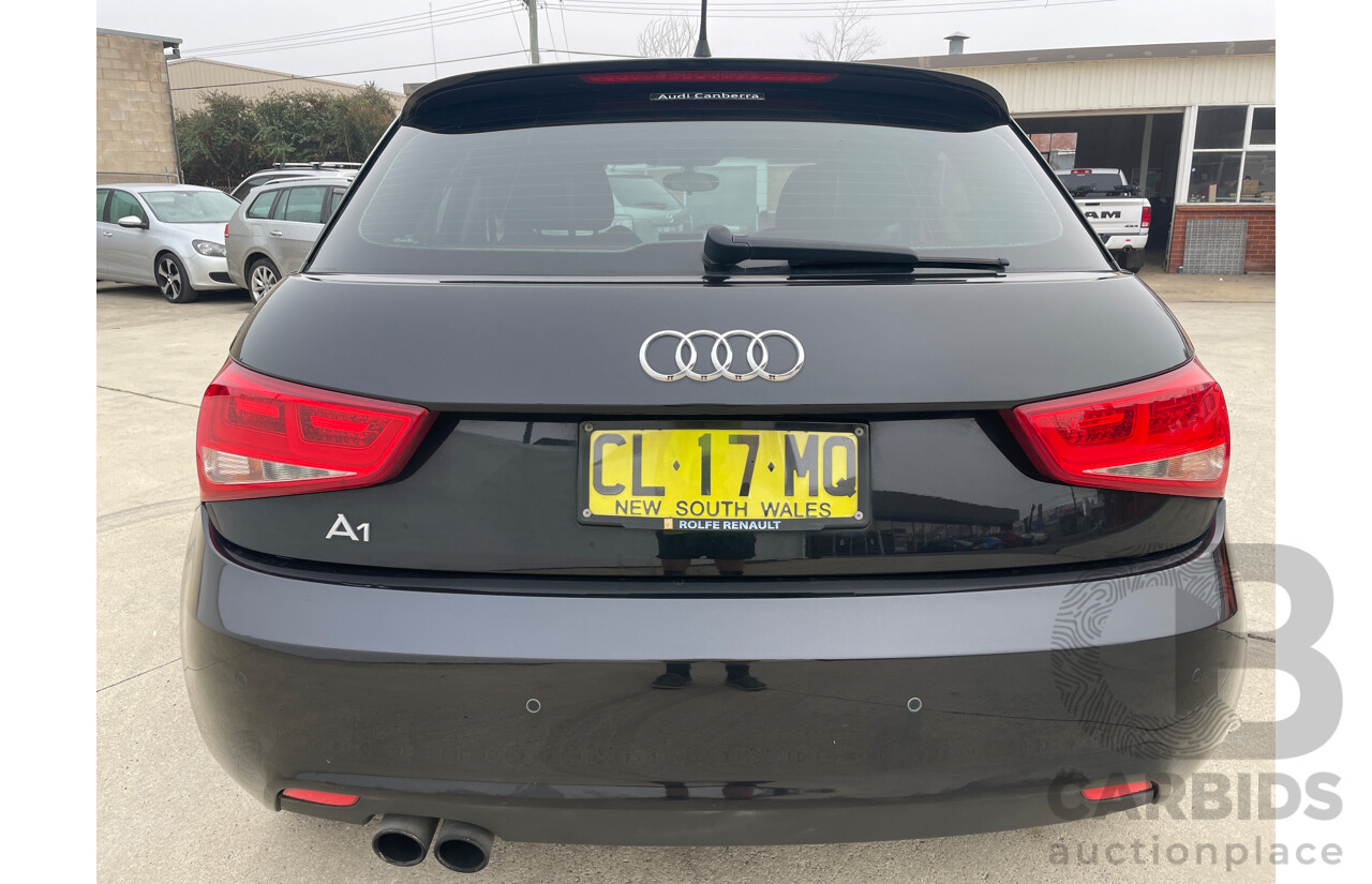 7/2013 Audi A1 Sportback 1.4 TFSI Attraction 8X MY14 5d Hatchback Black 1.4L