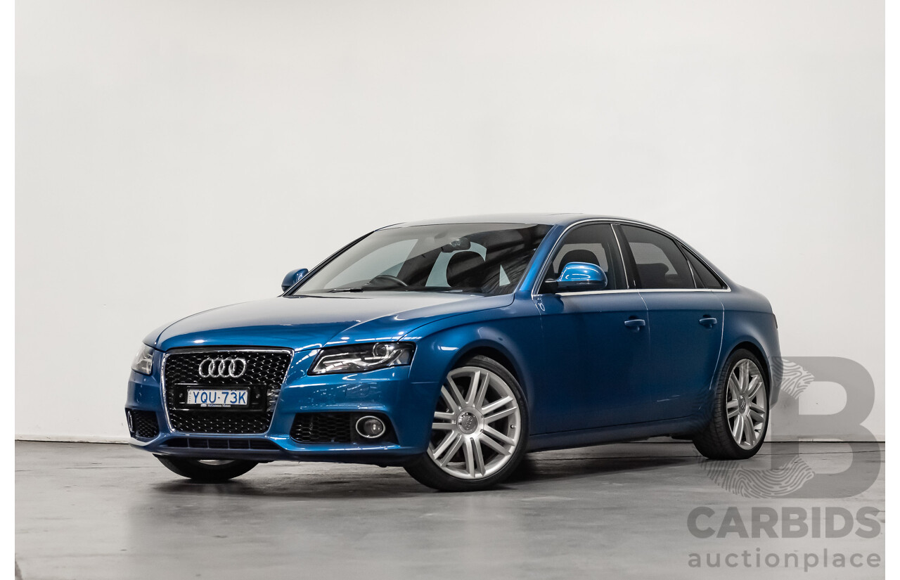 6/2009 Audi A4 2.0 TFSI Quattro B8 (8K) 4d Sedan Blue 2.0L Turbo