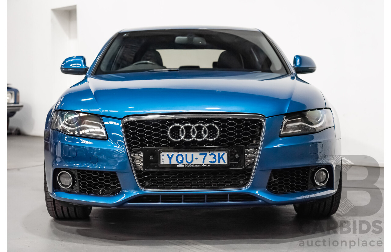6/2009 Audi A4 2.0 TFSI Quattro B8 (8K) 4d Sedan Blue 2.0L Turbo