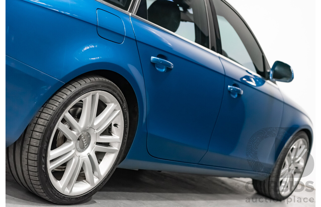 6/2009 Audi A4 2.0 TFSI Quattro B8 (8K) 4d Sedan Blue 2.0L Turbo
