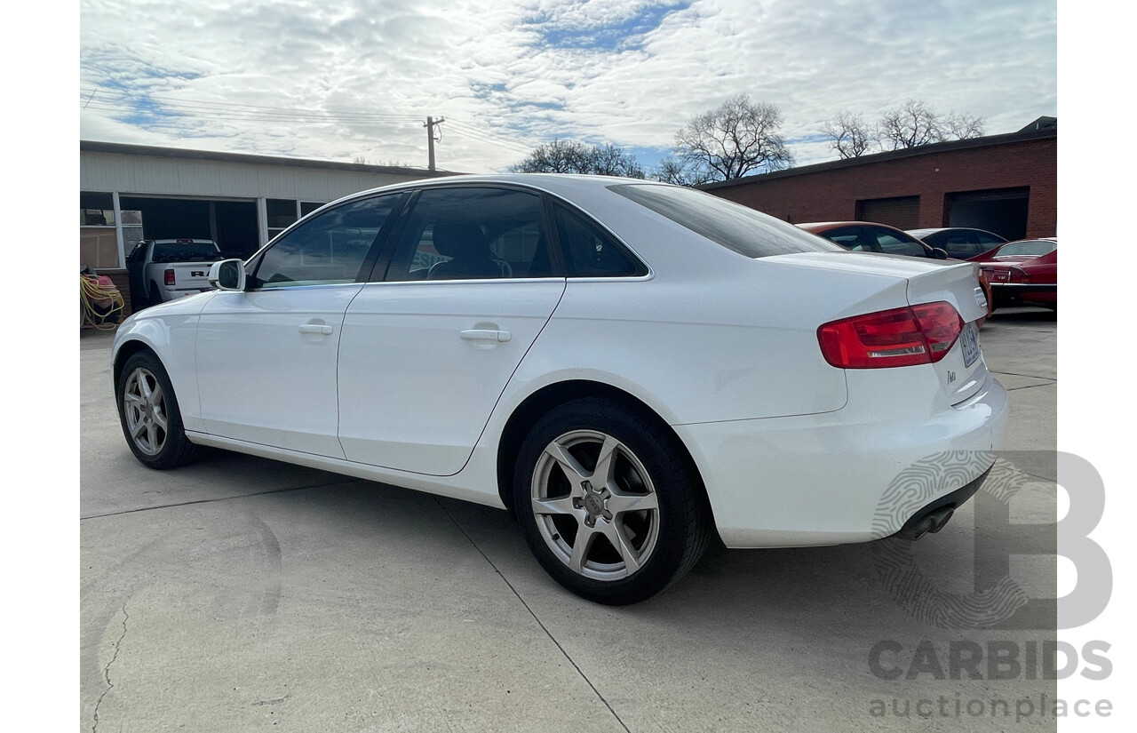 10/2010 Audi A4 2.0 TDI B8 (8K) 4d Sedan White 2.0L