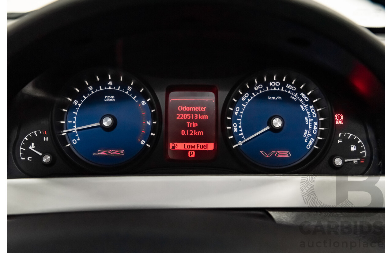 5/2009 Holden Commodore SS-V SE VE MY10 Utility Blue 6.0L V8