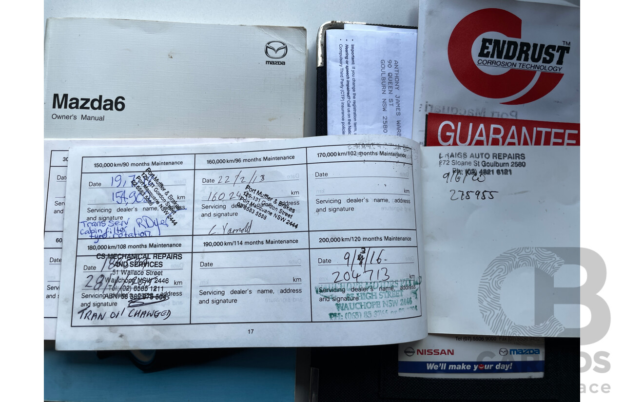 1/2005 Mazda Mazda6 Classic GG 4d Sedan Blue 2.3L