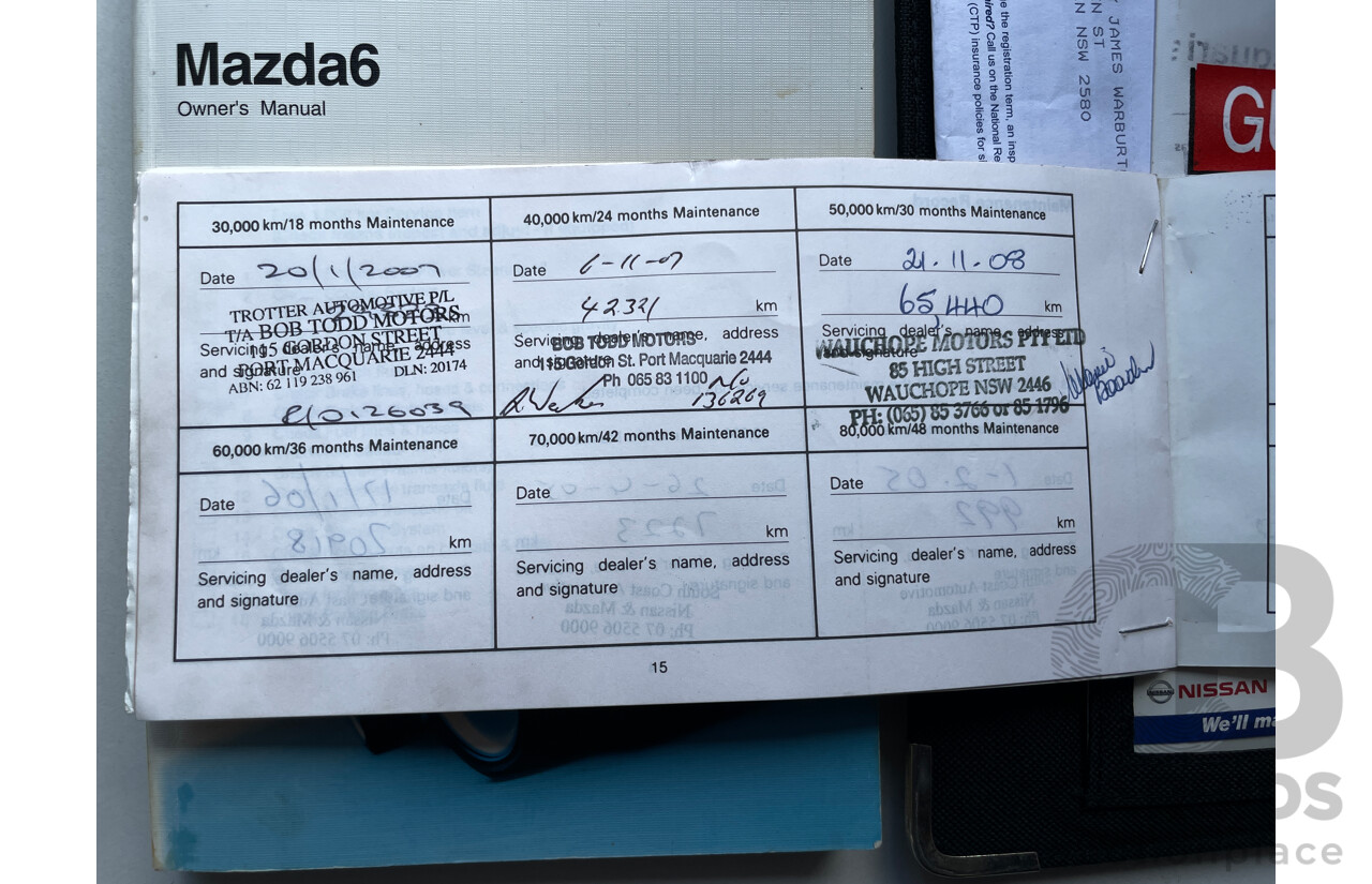 1/2005 Mazda Mazda6 Classic GG 4d Sedan Blue 2.3L