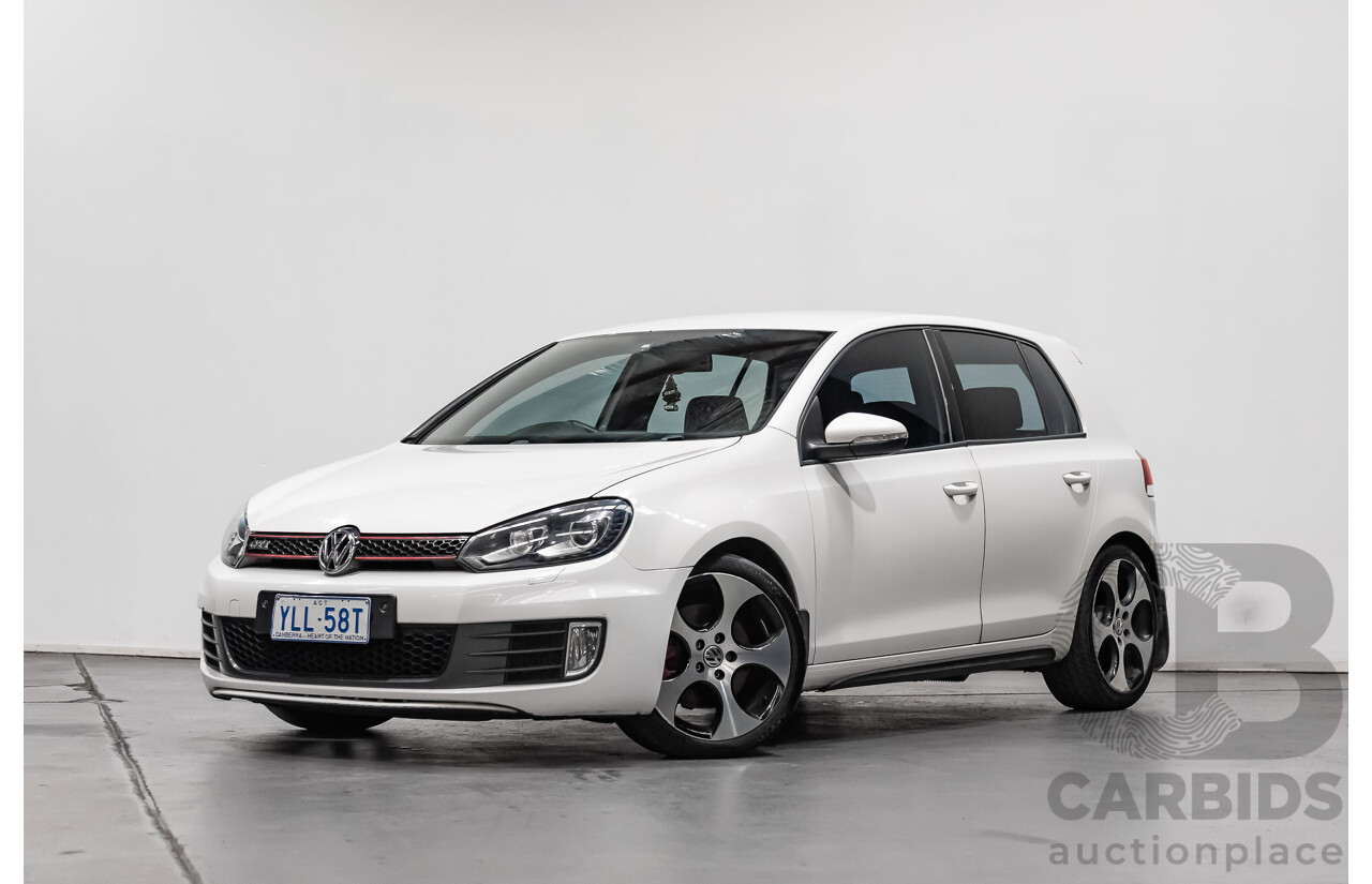 8/2011 Volkswagen Golf GTi 1K MY11 5d Hatchback White 2.0L Turbo