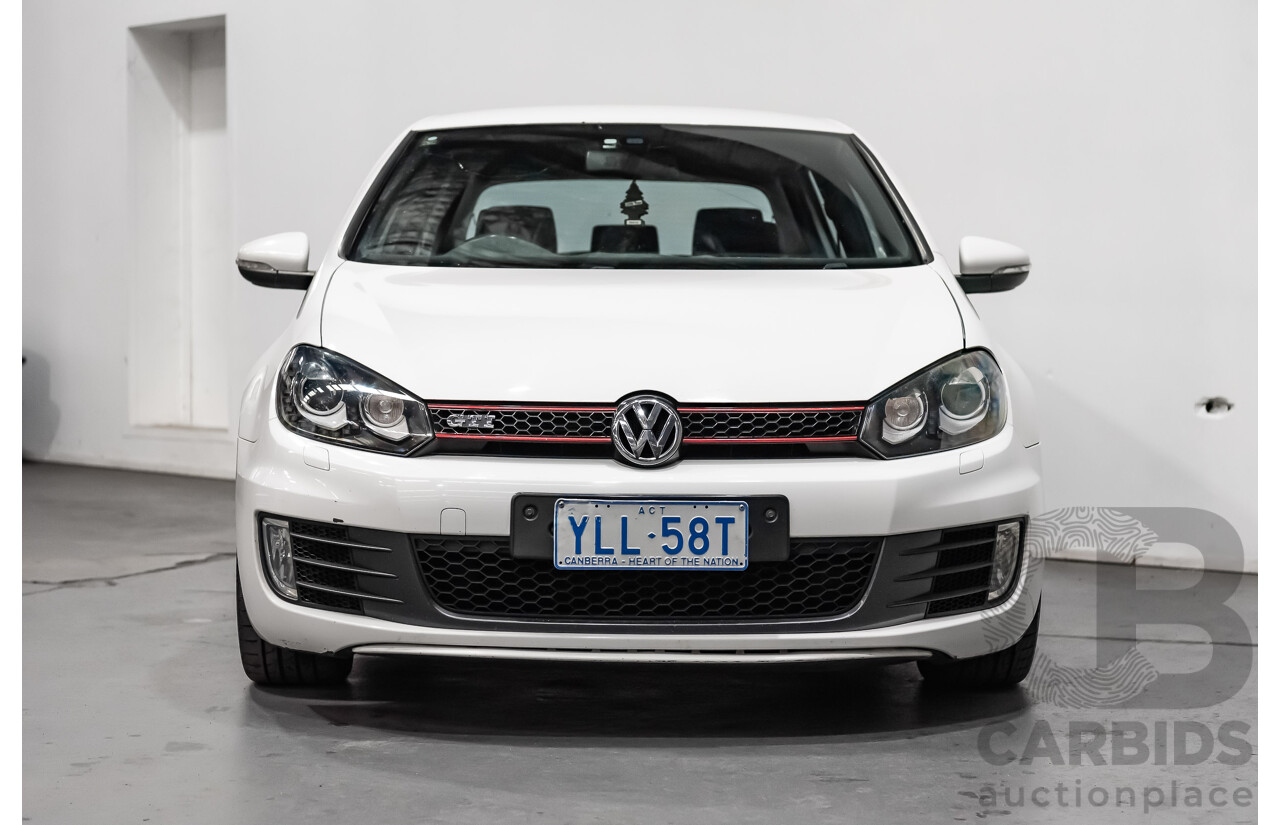 8/2011 Volkswagen Golf GTi 1K MY11 5d Hatchback White 2.0L Turbo