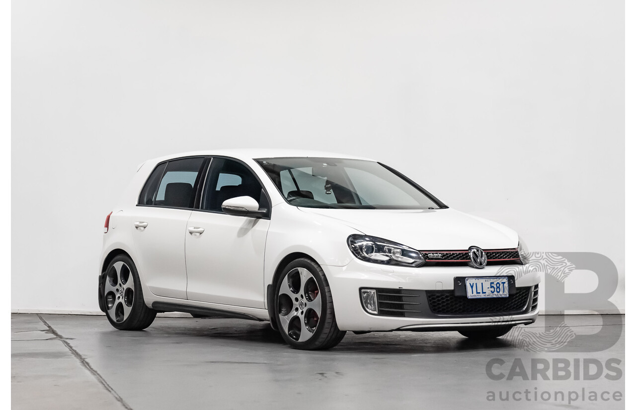 8/2011 Volkswagen Golf GTi 1K MY11 5d Hatchback White 2.0L Turbo
