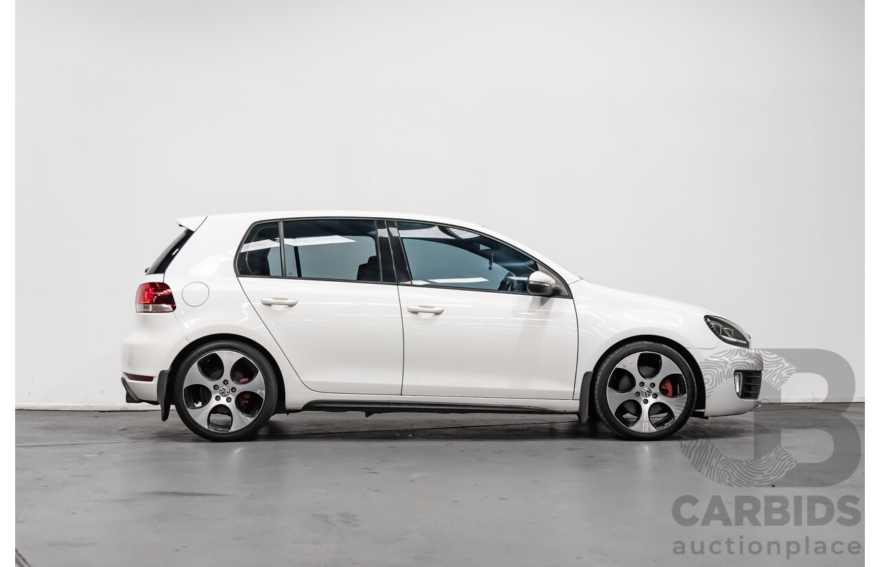 8/2011 Volkswagen Golf GTi 1K MY11 5d Hatchback White 2.0L Turbo