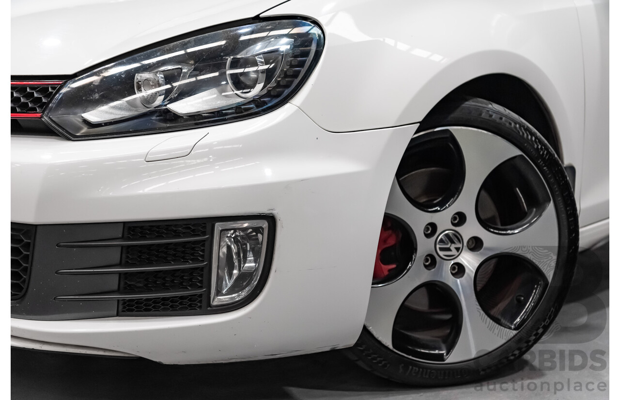 8/2011 Volkswagen Golf GTi 1K MY11 5d Hatchback White 2.0L Turbo