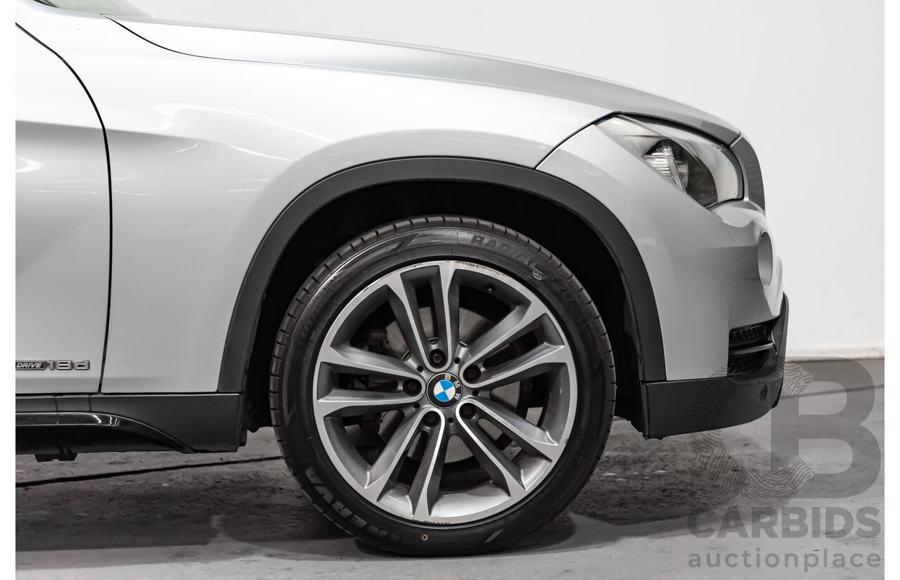4/2014 Bmw X1 Sdrive 18d E84 MY14 4d Wagon Silver 2.0L Turbo Diesel