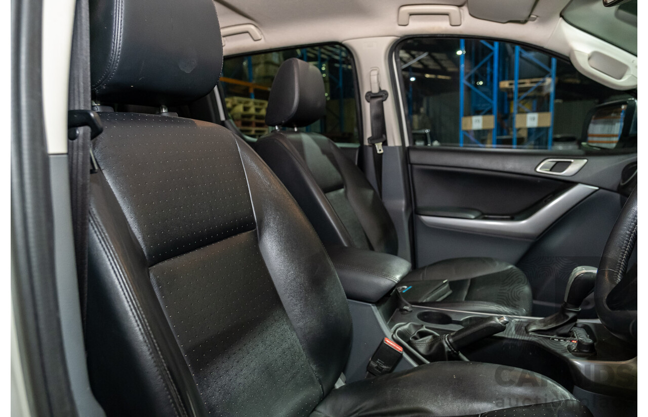 12/2015 Mazda BT-50 GT (4x4) MY16 Dual Cab Utility White Turbo Diesel 3.2L