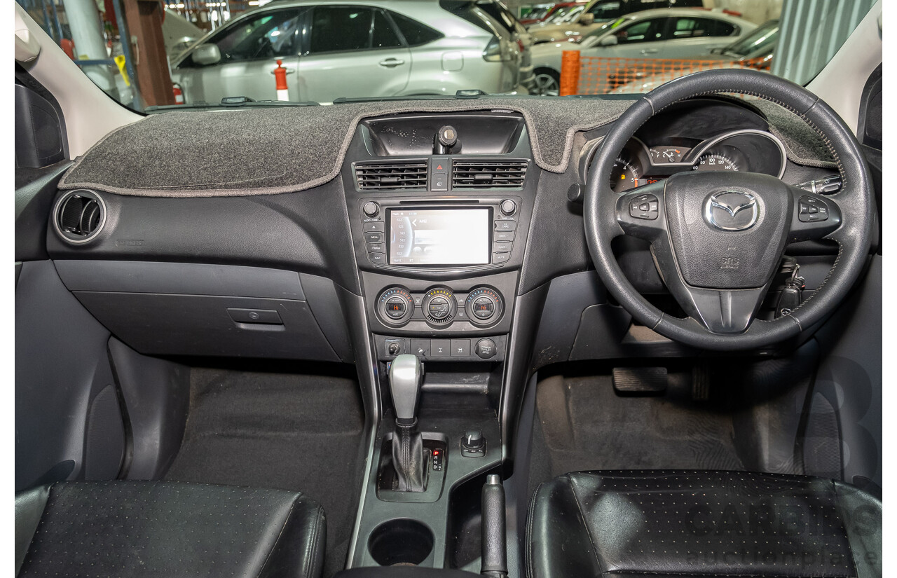 12/2015 Mazda BT-50 GT (4x4) MY16 Dual Cab Utility White Turbo Diesel 3.2L