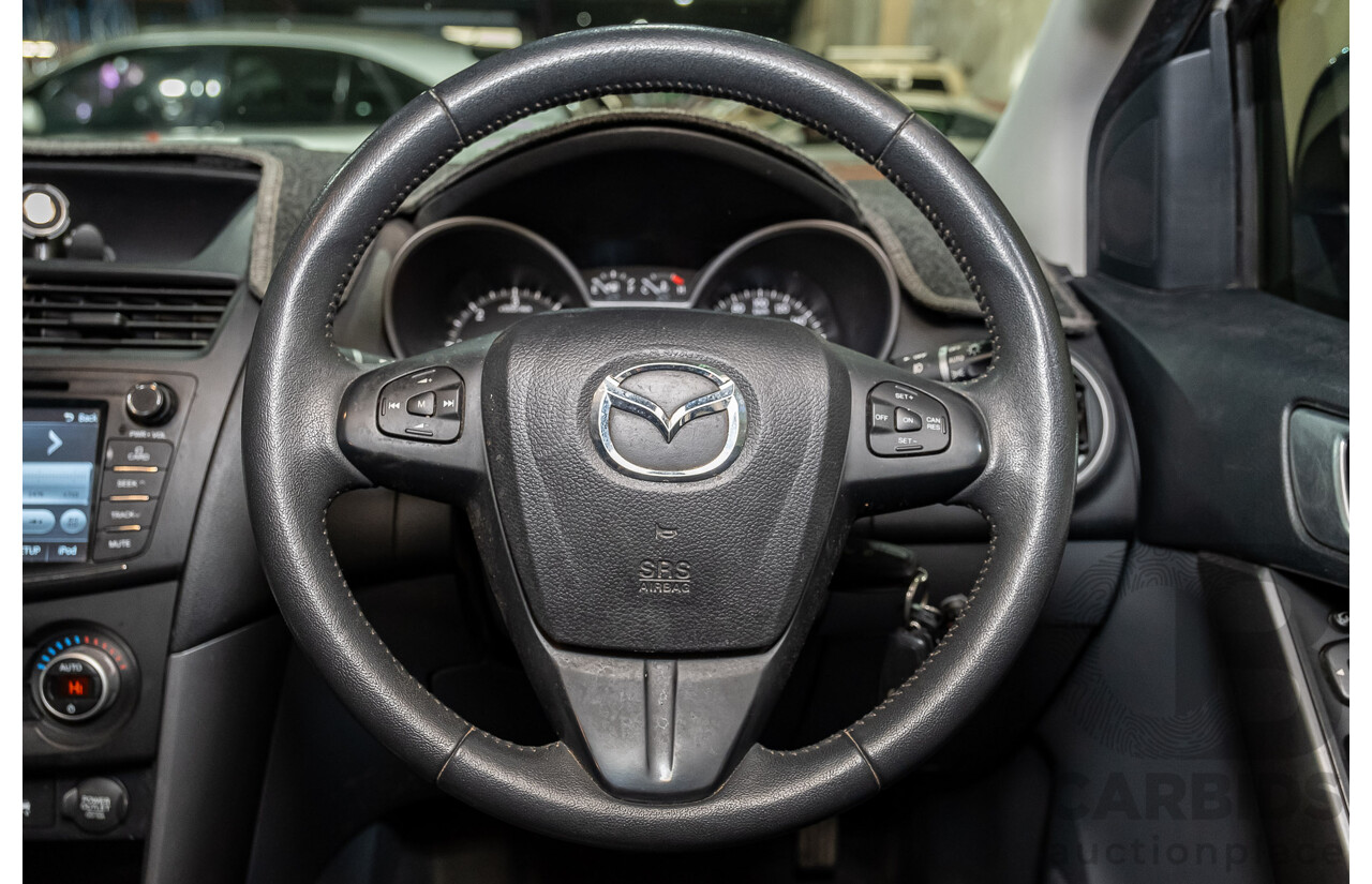 12/2015 Mazda BT-50 GT (4x4) MY16 Dual Cab Utility White Turbo Diesel 3.2L