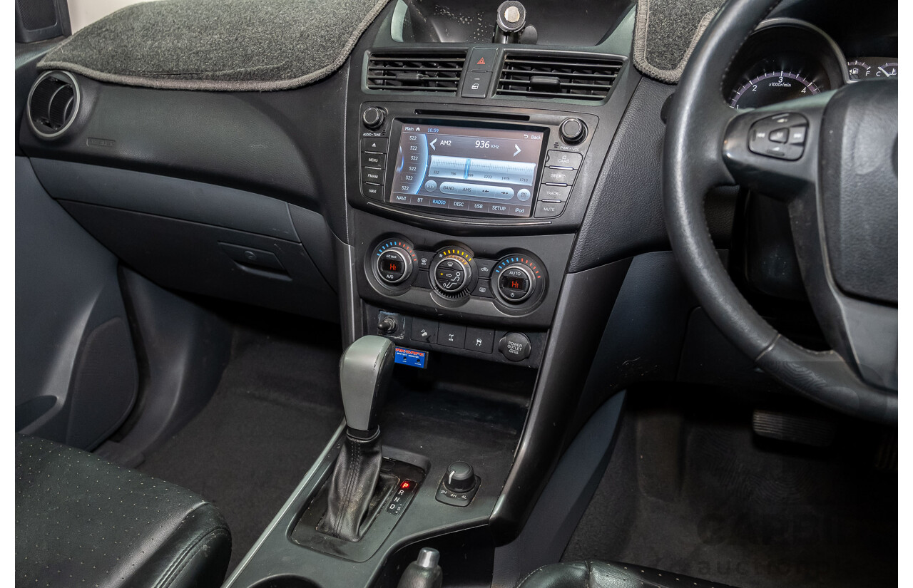 12/2015 Mazda BT-50 GT (4x4) MY16 Dual Cab Utility White Turbo Diesel 3.2L