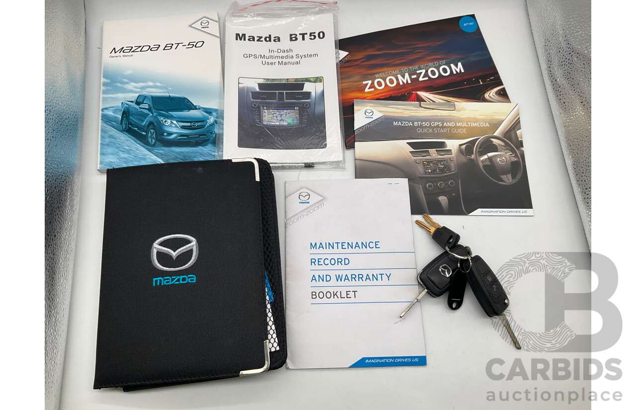 12/2015 Mazda BT-50 GT (4x4) MY16 Dual Cab Utility White Turbo Diesel 3.2L