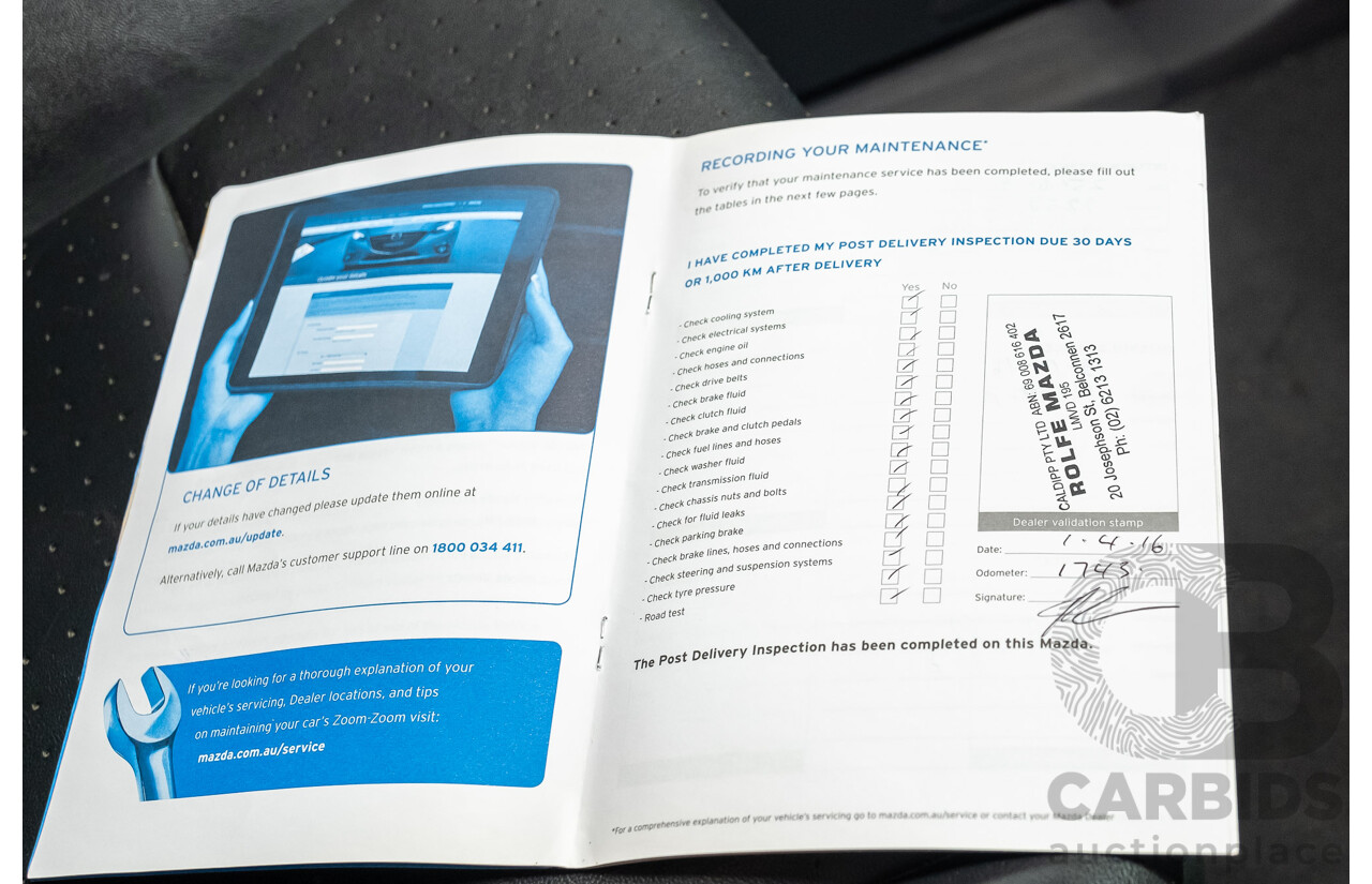 12/2015 Mazda BT-50 GT (4x4) MY16 Dual Cab Utility White Turbo Diesel 3.2L