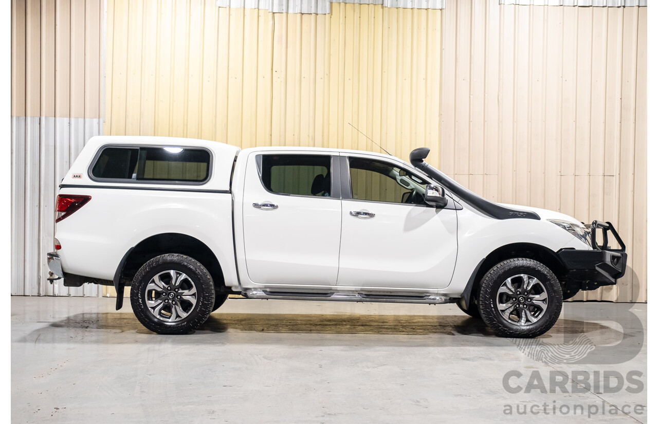 12/2015 Mazda BT-50 GT (4x4) MY16 Dual Cab Utility White Turbo Diesel 3.2L